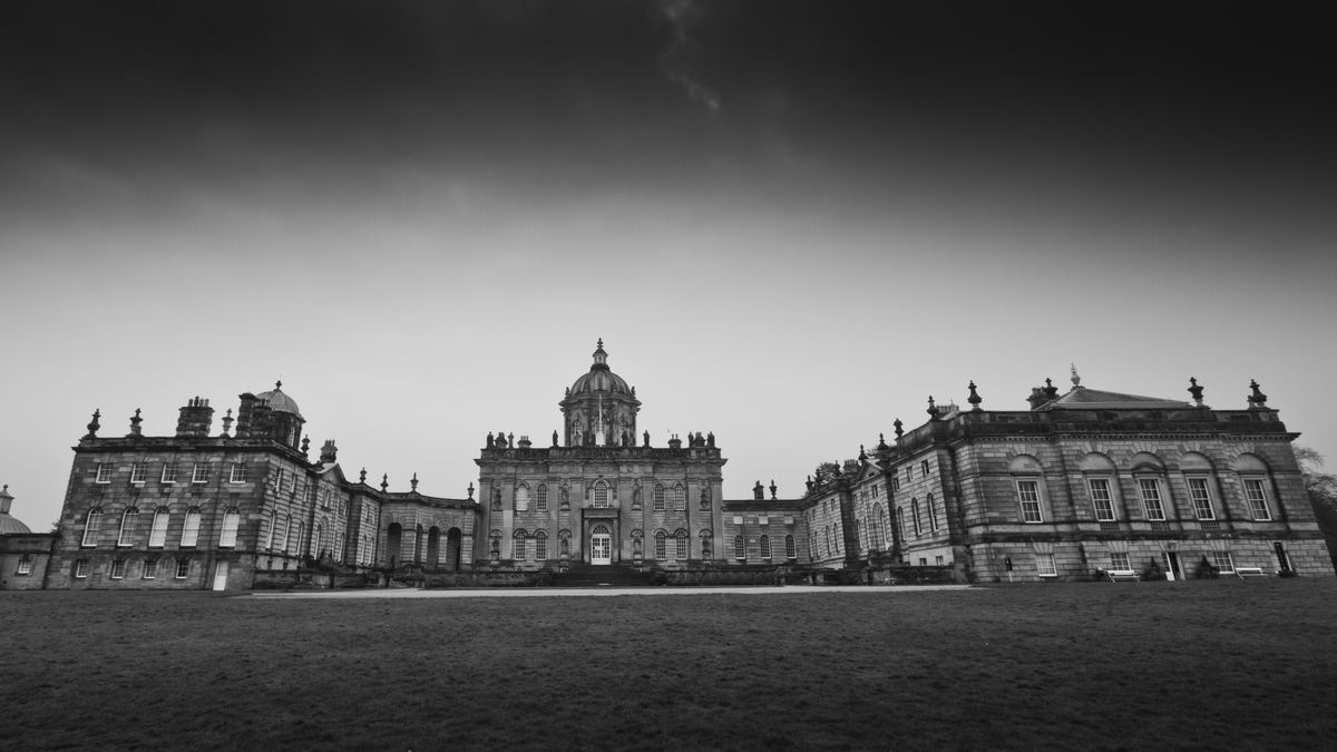 Castle Howard panoramic view, Yorkshire stately home