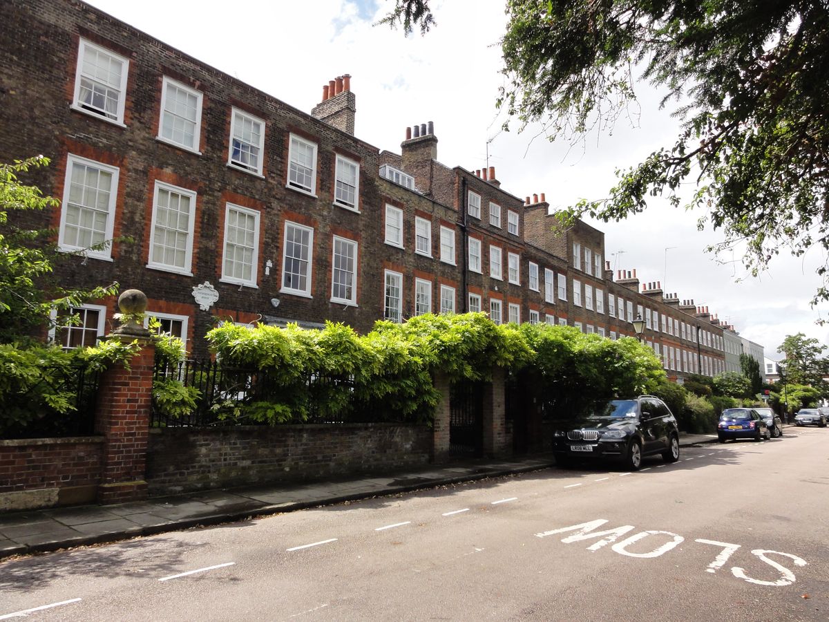 Georgian houses in Twickenham, example of Regency-era architecture