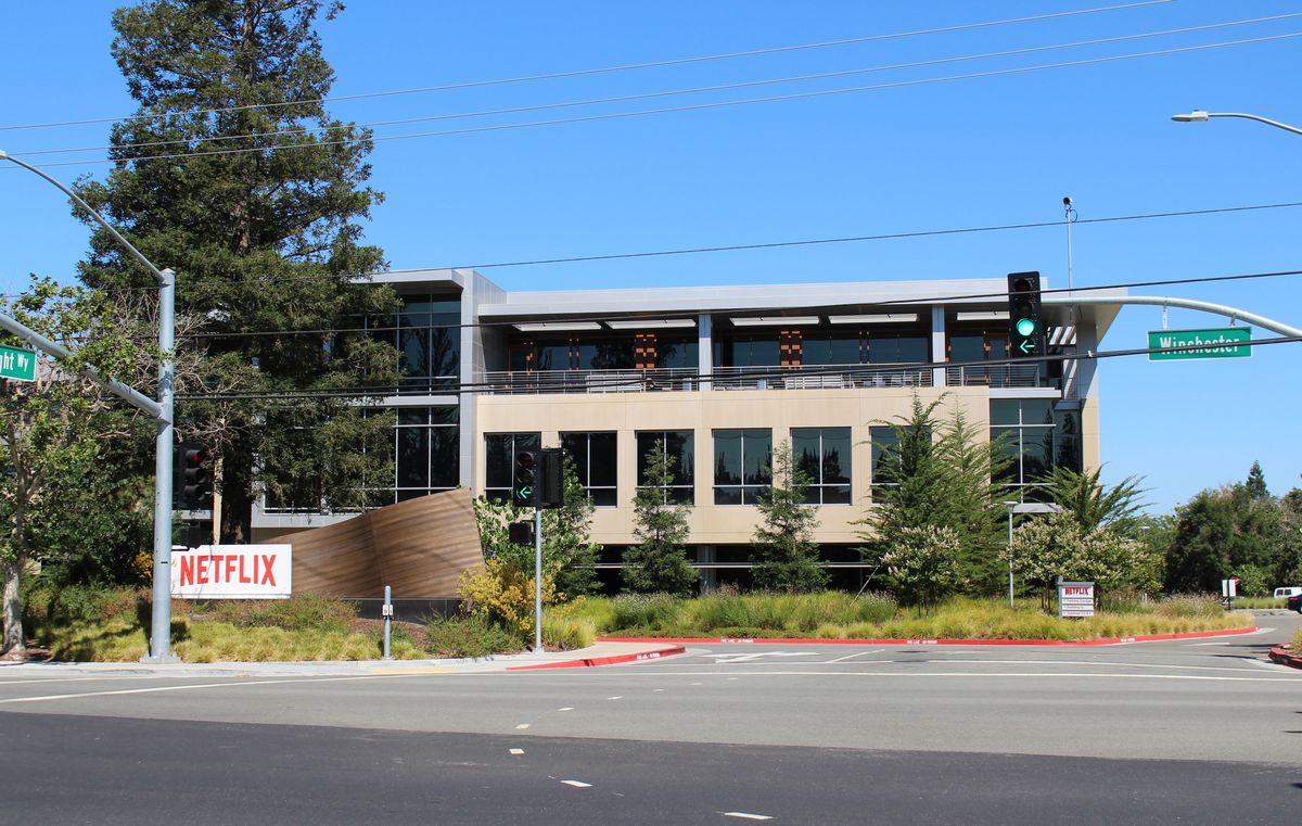 Netflix studio complex building exterior