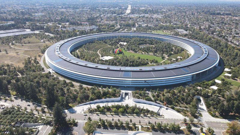 Apple Park campus building in 2022